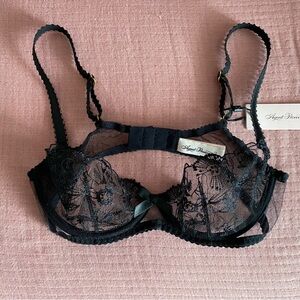 Agent Provocateur Black Lace Underwire Bra